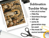 'Tis the Season' Halloween Tumbler and Tumbler Wrap *1094