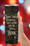 Some things are better left alone… like me with a book 📚🕯️ This dark academia tumbler is perfect for introverts, readers, and book lovers who prefer quiet reading time over small talk. Cozy, moody, and beautifully bookish.
