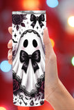 Delicate, Dark & Difficult Ghost Tumbler and Tumbler Wrap  *1090