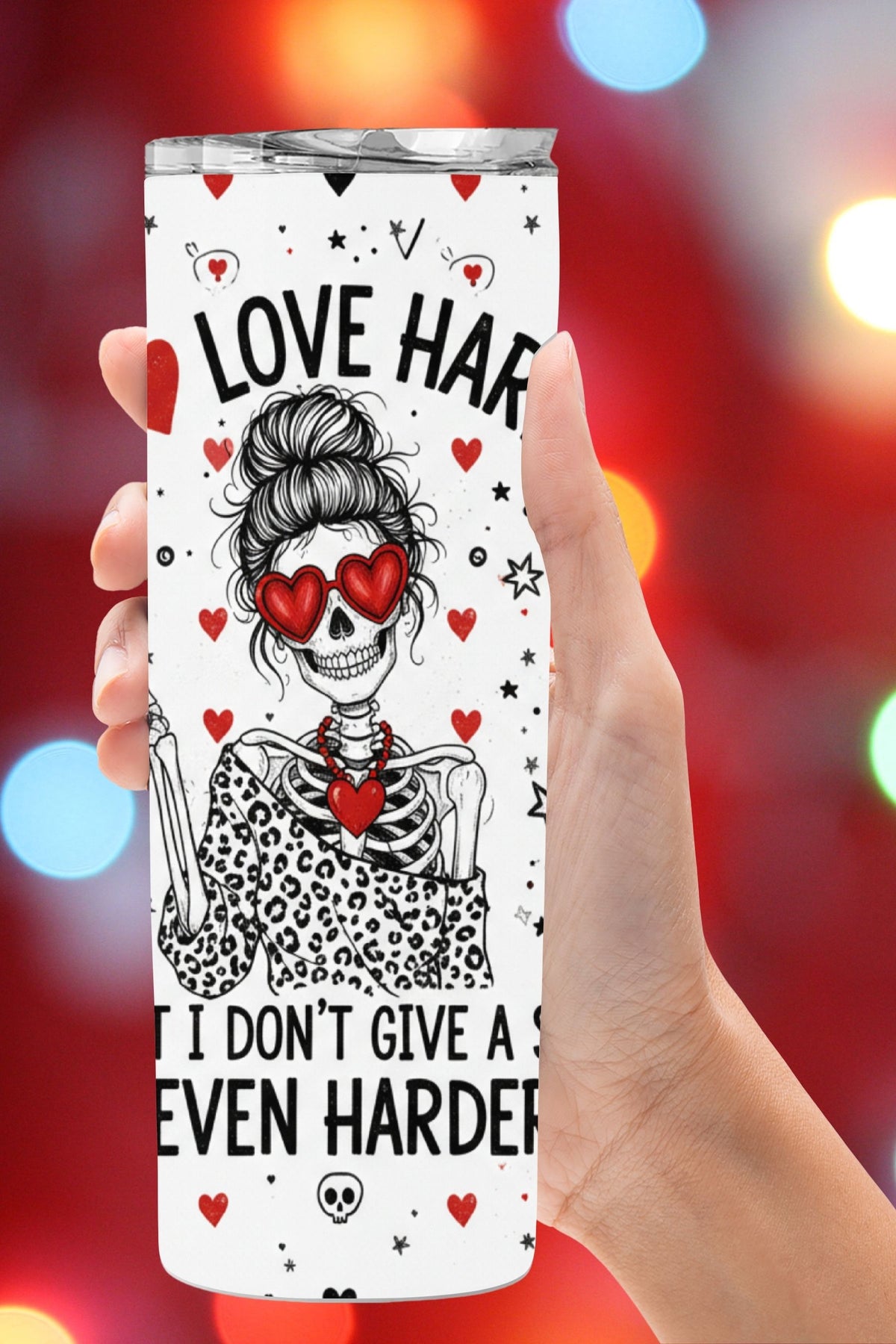Not your typical hearts-and-flowers vibe. This snarky valentine skeleton design is made for those who love funny skeleton art, edgy quotes, and unapologetic attitude. Perfect for goth valentine fans, sarcastic personalities, and anyone searching for a truly unique valentine gift idea.