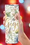 This elegant Gigi tumbler wrap is designed for 20oz skinny tumblers and is ideal for sublimation projects and small businesses. A beautiful option for Mother’s Day, birthdays, or Christmas, this grandma tumbler PNG pairs floral charm with a professional seamless layout.