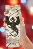 Fantasy reader tumblers are HOT right now 🔥 This dragon bookish tumbler wrap PNG is a seamless 20oz design made for sublimation makers who want high-impact wraps that stand out in crowded shops.