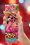 This funny summer tumbler wrap is giving retro beach vacation energy in the BEST way 🌴☀️ Featuring a bright pink flamingo floating in a leopard print tube with colorful tropical graphics and bold southern-inspired humor, this seamless tumbler PNG is perfect for summer drinkware, pool party tumblers, vacation gifts, and trendy handmade products.
