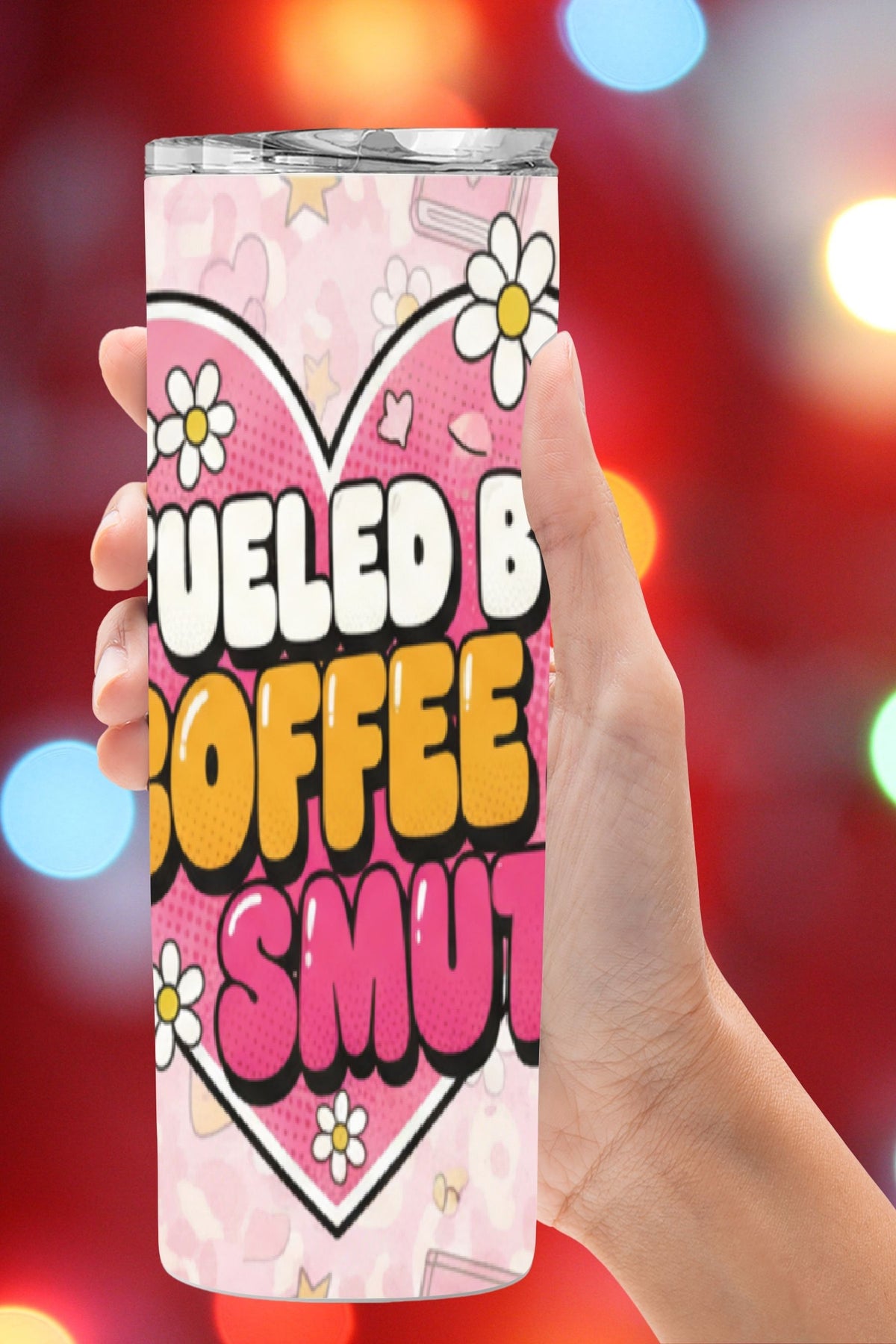 Coffee first, smut always. This fueled by coffee design is a popular PNG for makers creating tumbler wraps, stickers, and bookish sublimation projects. Perfect for BookTok fans, smut readers, and coffee lover aesthetics with bold, fun, feminine vibes.