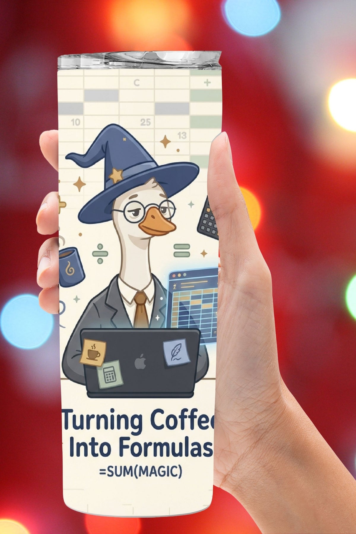 Spreadsheet Wizard Tumbler   *861
