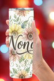 This elegant Nona tumbler wrap is designed for 20oz skinny tumblers and perfect for sublimation projects and small businesses. A popular choice for Mother’s Day tumblers, grandma gifts, and custom drinkware. Ideal for anyone searching for a nona tumbler png, grandma tumbler, or 20oz skinny wrap.