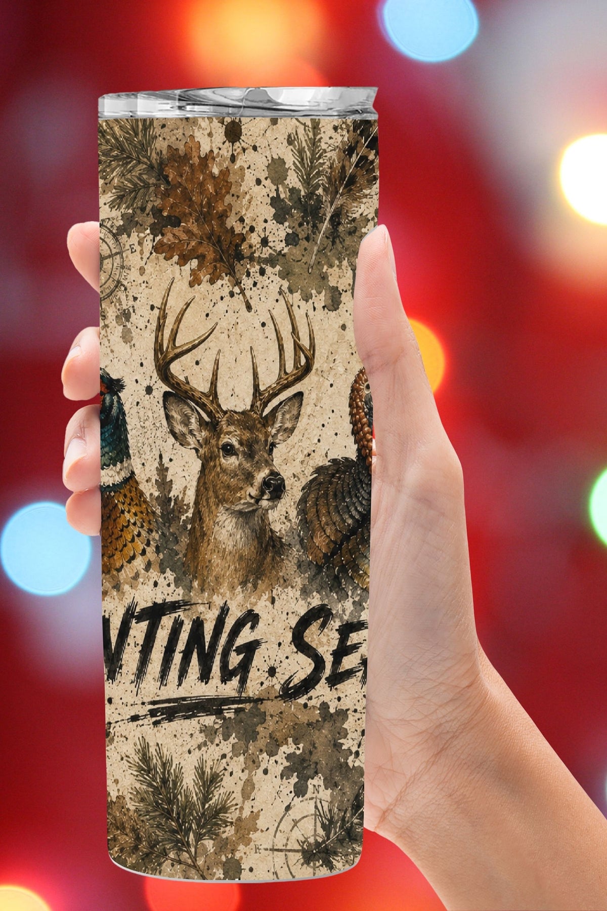 Hunting Season Tumbler and Tumbler Wrap   *1118