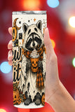 Boo Brew Bandit Ghost Raccoon Tumbler and Tumbler Wrap *1102