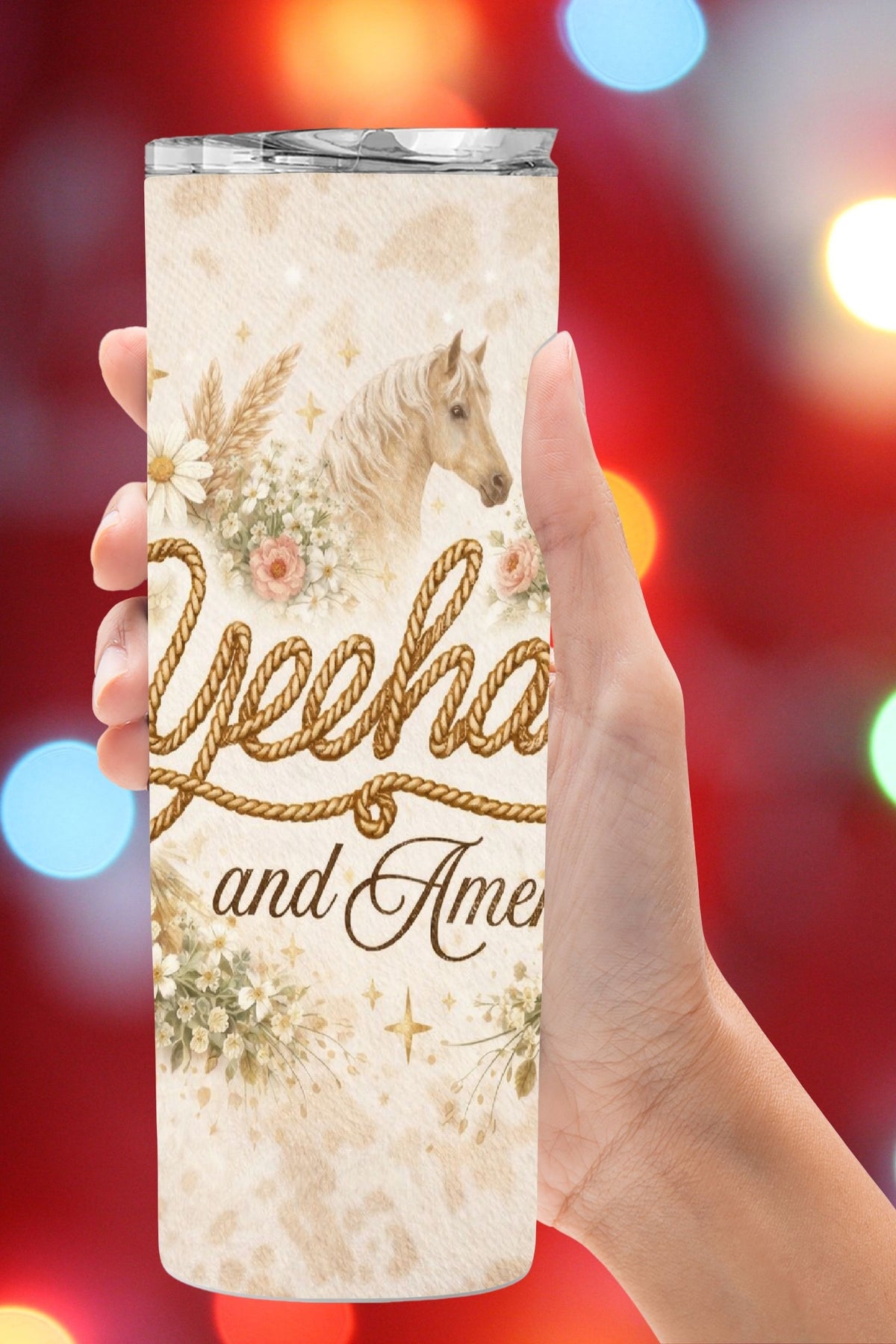 Yeehaw and Amen Tumbler Wrap   *848