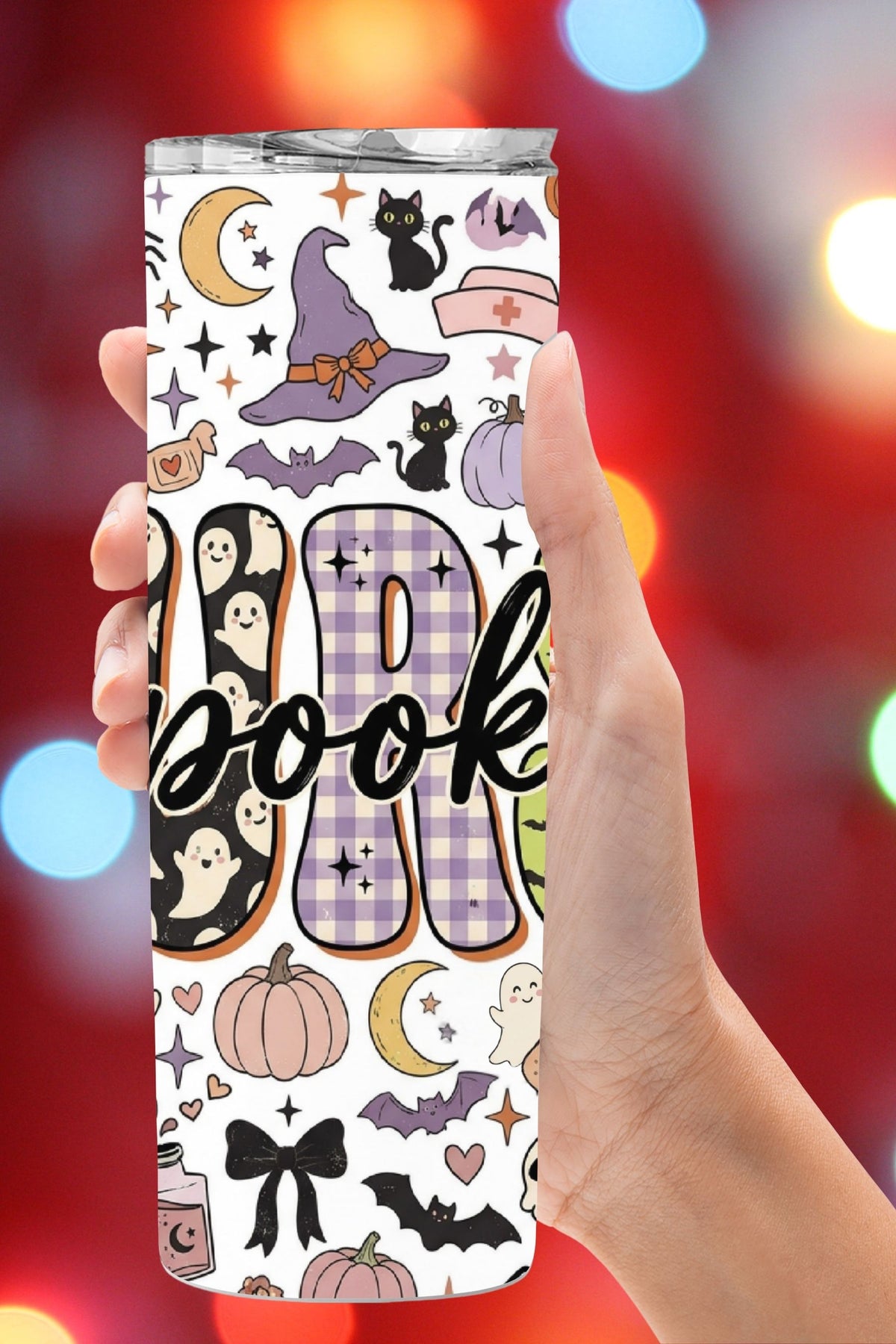Spooky Nurse Tumbler and Tumbler Wrap *1098