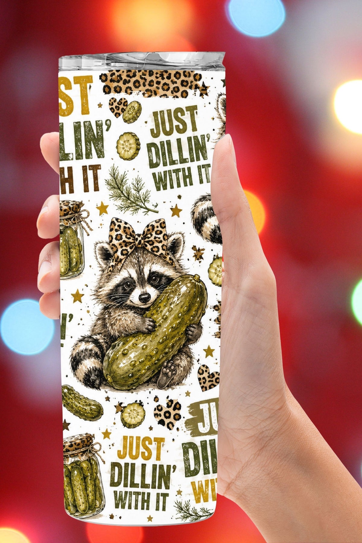 Just Dillin' With It Tumbler and Tumbler Wrap PNG  *1077