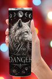 Dark Romantasy Dire Wolf Tumbler Tumbler and Tumbler Wrap  *1091