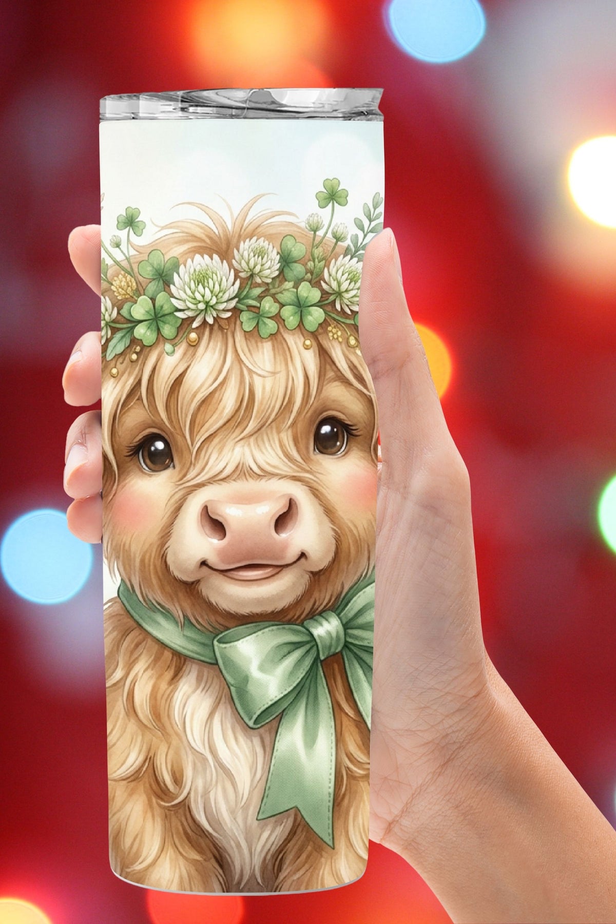Create the cutest lucky cow tumbler this spring 🍀 Perfect for St. Patrick’s Day gifts, March markets, and seasonal collections. Choose a physical 20oz tumbler or a PNG wrap to make your own.