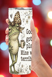 Funny Christian Frog Tumbler and Tumbler Wrap  *1100