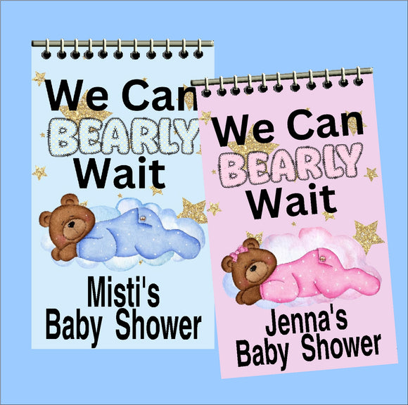 We Can Bearly Wait Personalized Notebooks
