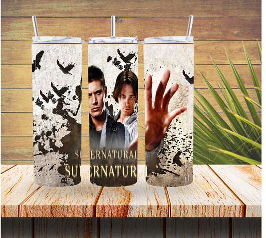 Winchester Brothers Supernatural Tumbler