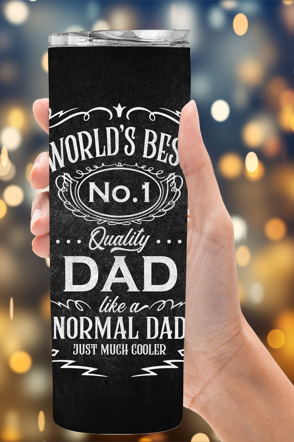 Worlds Best Dad Flag Tumbler