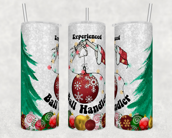 Experienced Ball Handler Christmas 20 ounce Stainless Steel Tumbler