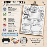 You’re a Grill-iant Dad! Father’s Day Printable Worksheet