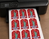 Statue of Liberty and Firework Watch Party Candy Labels Printable