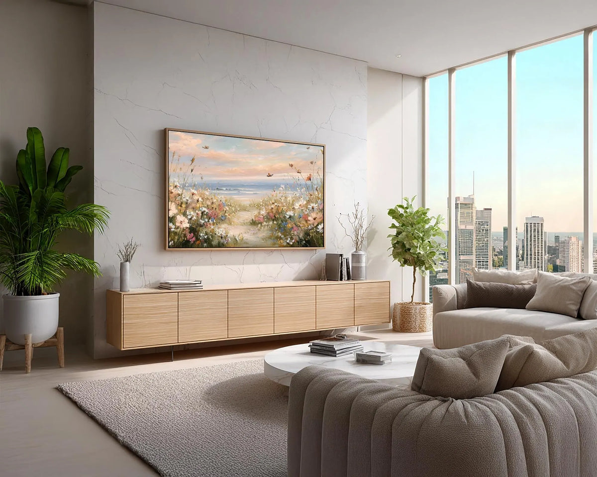 Printable Wildflower Field Frame TV Art