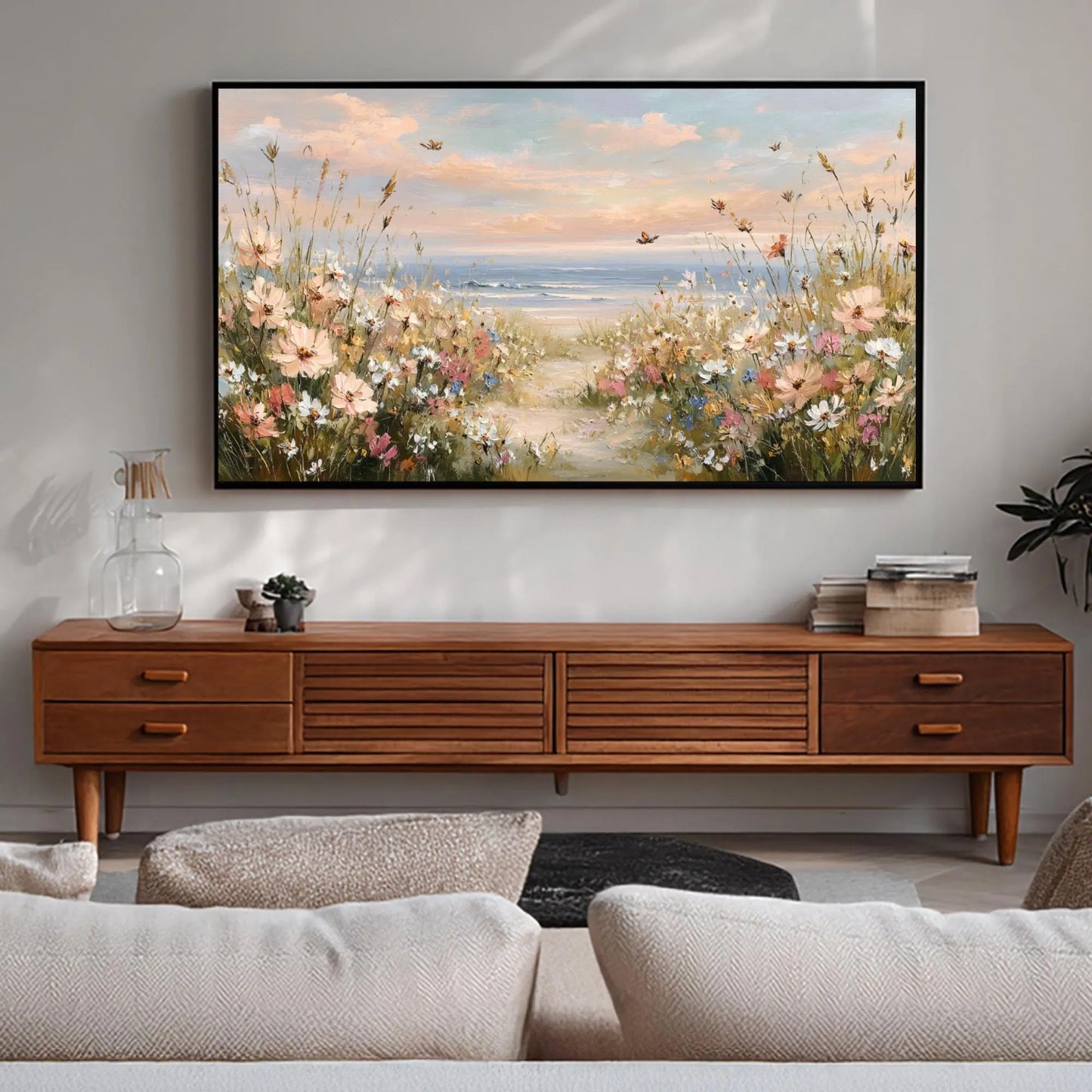Printable Wildflower Field Frame TV Art