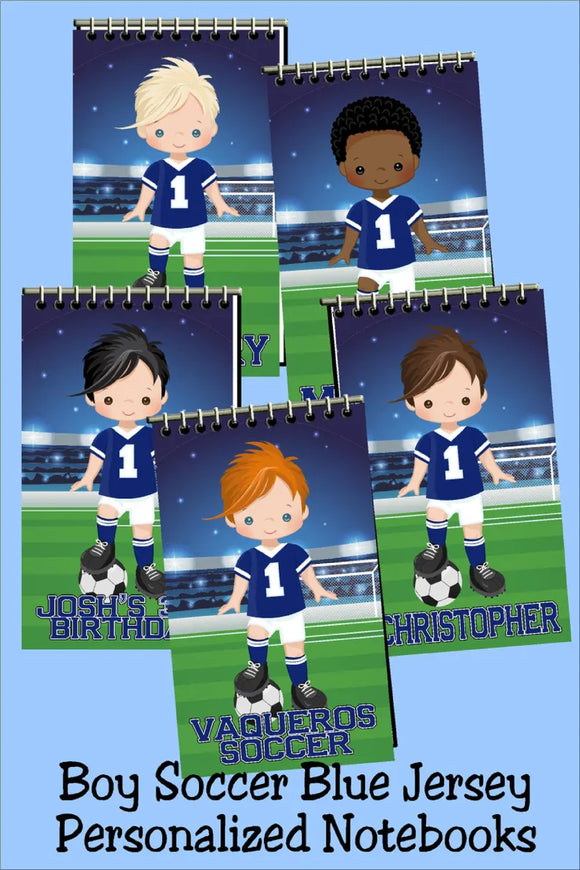 Soccer Boy Personalized Notebook