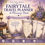 The Enchanted Adventure Journal — Printable Fairytale Travel Planner & Memory Book (Digital PDF Download)