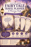 Plan the adventure, live the story, remember the magic! ✨ This
printable Enchanted Adventure Journal is a fairytale-illustrated
travel planner and memory book with 34 dreamy castle & wisteria pages
— packing lists, budget tracker, daily journal pages, and keepsake
pages for after the trip. Instant digital download, sized for US
Letter & A4, plus reprintable pages so it works for any trip length.
Perfect for family vacations, Disney-style trips, or your next girls'
getaway. Print at home or at a local print 