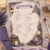 The Enchanted Adventure Journal — Printable Fairytale Travel Planner & Memory Book (Digital PDF Download)