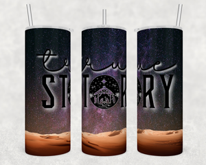 True Story Christmas Nativity 20 ounce Stainless Steel Tumbler