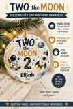 Celebrate their second birthday with a personalized Two the Moon ornament made just for them! 🌙🚀 Featuring a sweet astronaut, rocket ship, stars, moon details, a bold number 2, plus their name and year, this one-sided ceramic ornament makes a meaningful keepsake for a space-themed 2nd birthday. Perfect for the Christmas tree, a memory box, or gifting to parents and grandparents.

#TwoTheMoon #2ndBirthday #SpaceBirthday #PersonalizedOrnament #BirthdayKeepsake #AstronautBirthday #MoonBirthday #SecondBirthda