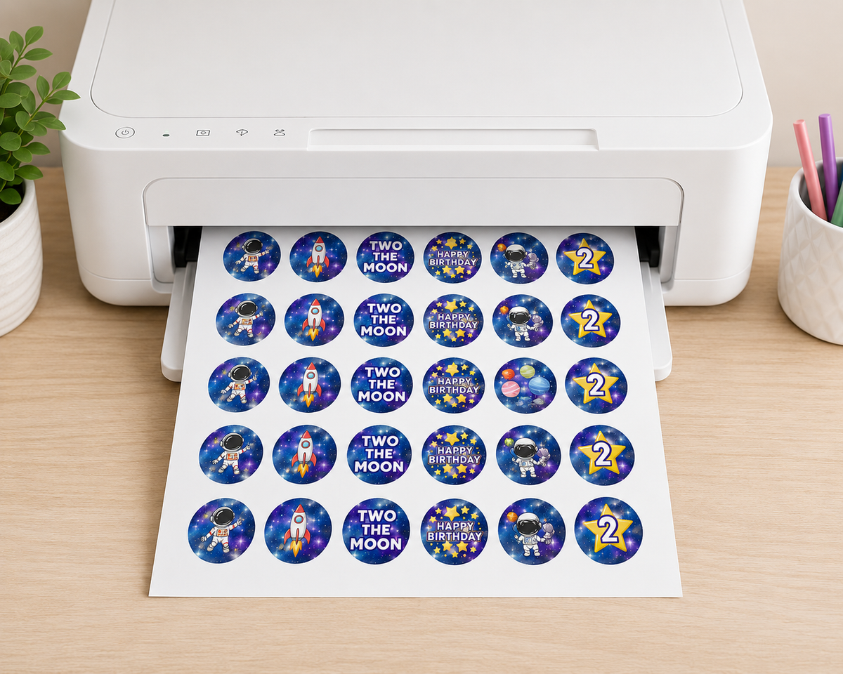 Two The Moon Hershey Kiss Labels Printable
