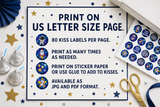Two The Moon Hershey Kiss Labels Printable