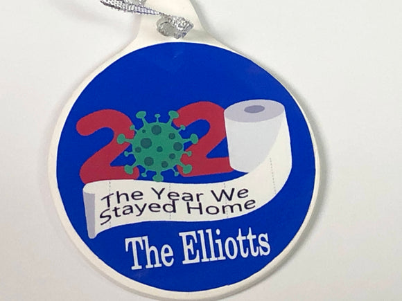 2020 Covid Christmas Ornament