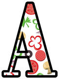 Pizza Alphabet