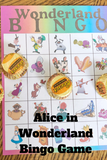 Need a fun game for your Alice in Wonderland party? This Wonderland bingo game is the perfect party game for all your guests. With a whimsical design and all your favorite characters, you can print this bingo game today for some fun tonight.