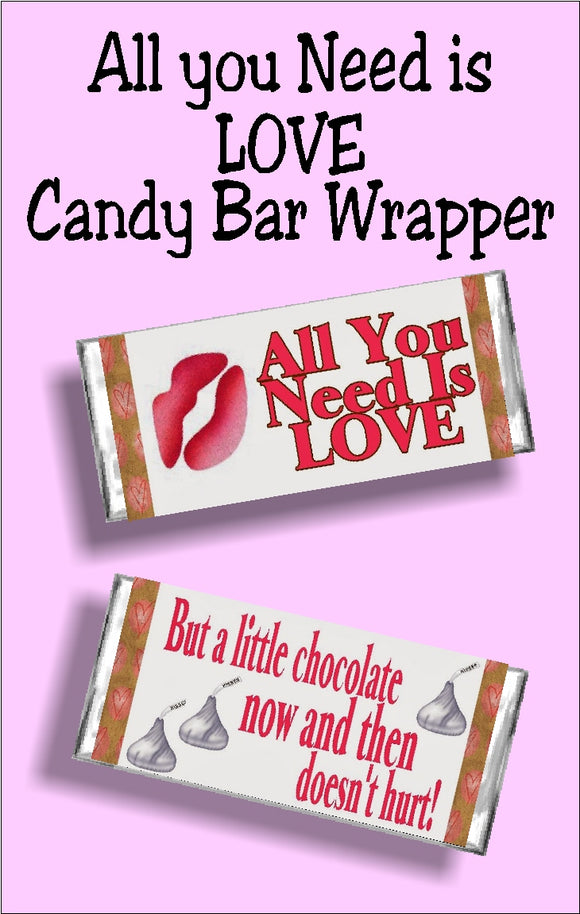 Candy Bar Wrapper Printables DIY Party Mom