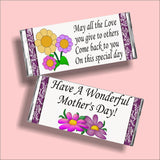 All the Love Mothers Day Candy Bar Wrapper