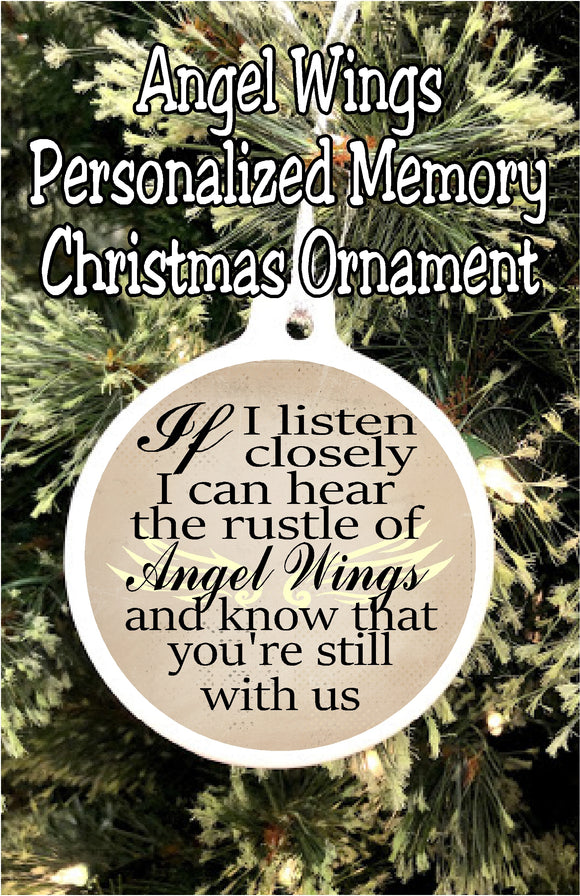 Memory Photo Personalized Christmas Ornament
