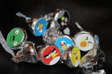 Angry Bird Kiss Label Stickers