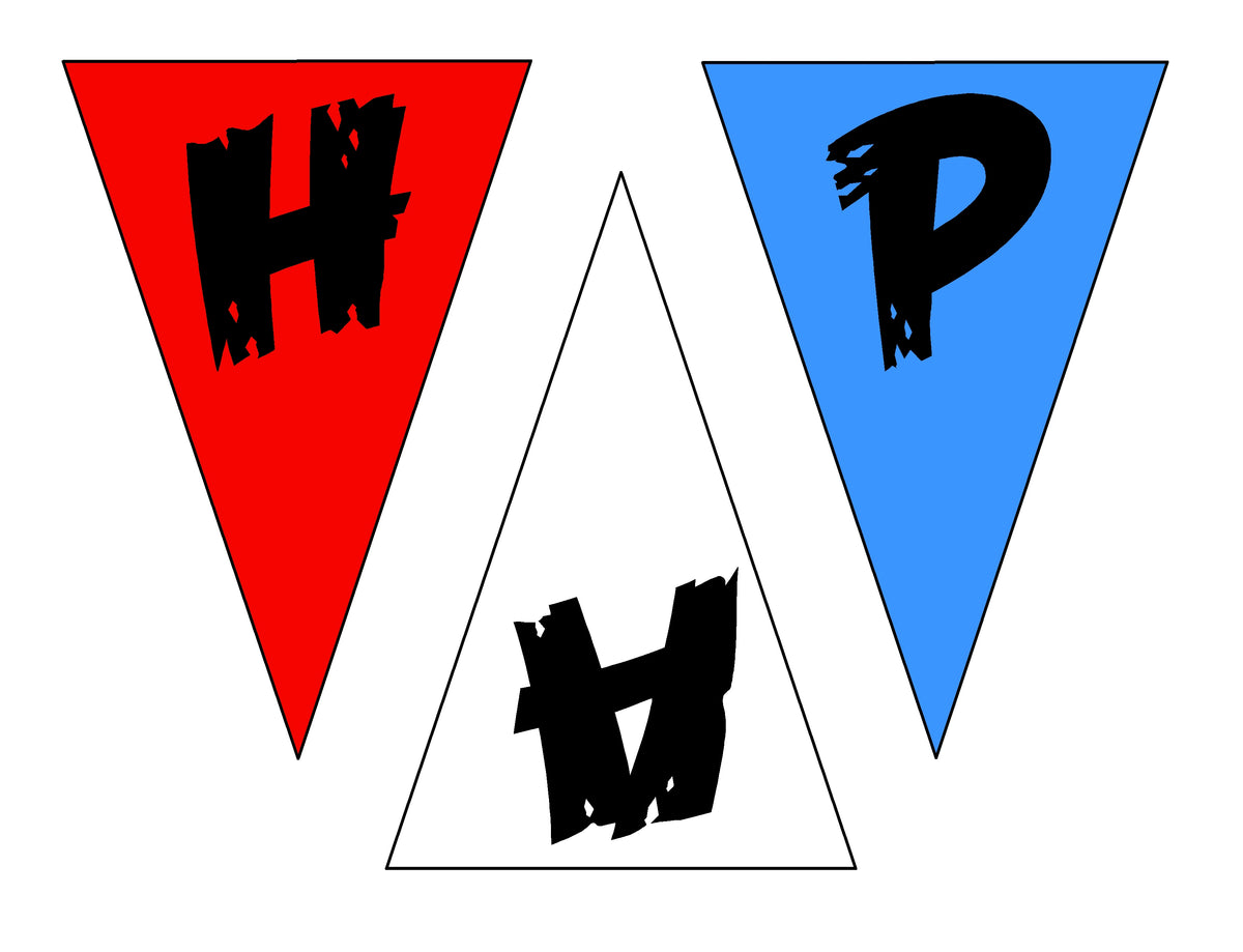 Angry Bird Pennant Banner Printable