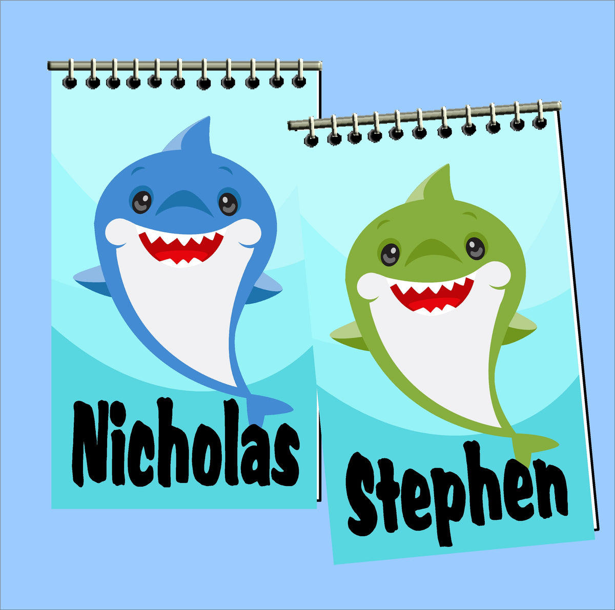 Baby Shark Personalized Notebook