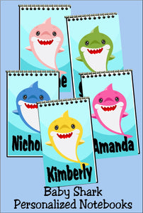 Baby Shark Personalized Notebook