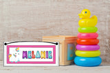 Baby Unicorn Personalized Name Plaque