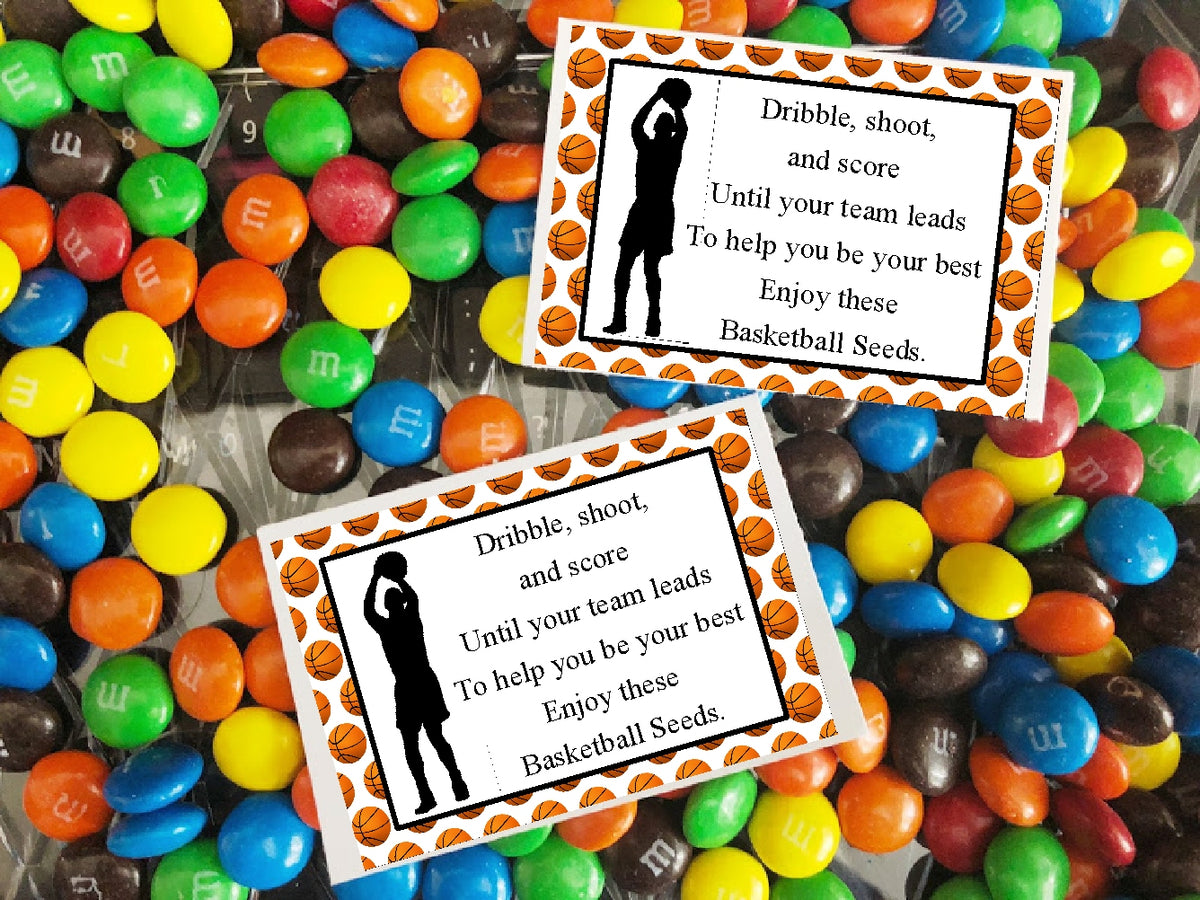 Basketball Seeds Bag Topper Printable