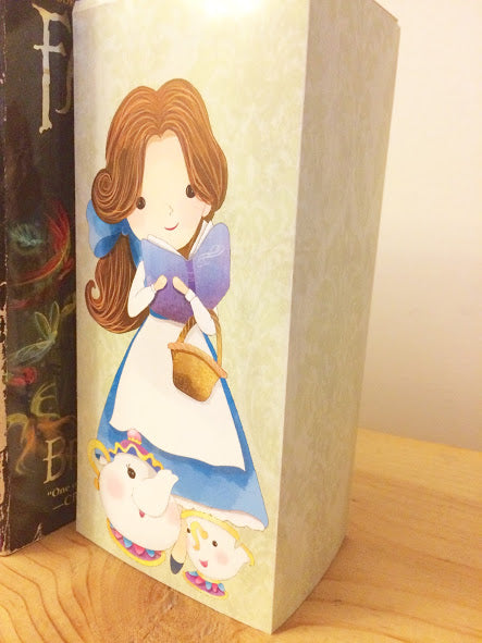 Beauty and the Beast Printable Bookend Covers