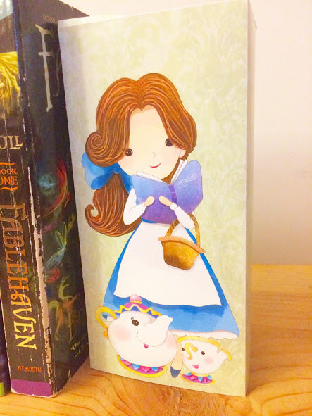 Beauty and the Beast Printable Bookend Covers