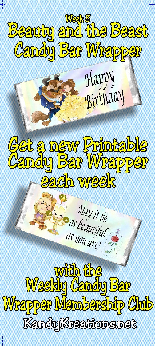2017 Candy Bar Wrapper Membership Club