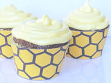 Honeycomb Bee Cupcake Wrapper